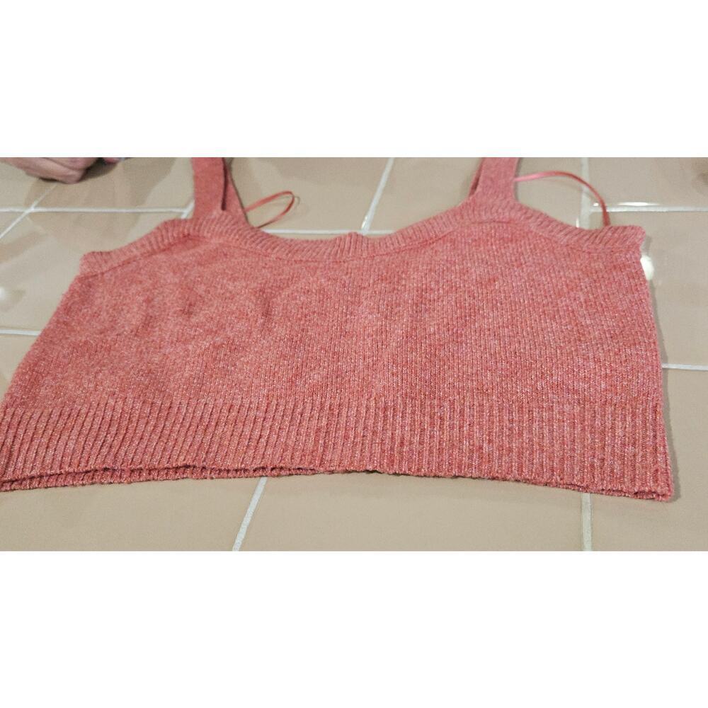 GB Cropped Sweater Tank Top Cropped Super Soft Stretch Size Medium - Picture 6 of 6